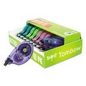 MONO Original Correction Tape, Assorted RetroColor Applicators, 0.17" x 394", 10/Pack