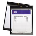 Magnetic Stitched Shop Ticket Holders, Clear, 75", 9 x 12, 25/Box