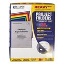 Poly Project Folders, Letter Size, Assorted Colors, 25/Box