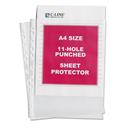Standard Weight Poly Sheet Protectors, Clear, 2", 11.75 x 8.25, 50/Box