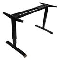 AdaptivErgo Sit-Stand 3-Stage Electric Height-Adjustable Table Base with Memory Control, 48.06" x 24.35" x 25" to 50.7",Black