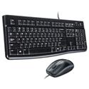 Mk120 Wired Keyboard + Mouse Combo, Usb 2.0, Black