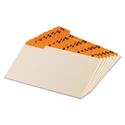 Oxford 1-31 Laminated Tab Manila Card Guides - 31 x Divider(s) - Printed Tab(s) - Digit - 1-31 - 8" Divider Width - Manila Divider - Orange Tab(s) - Laminated, Durable, Heavy Duty, Wear Resistant, Bend Resistant, Tear Resistant - 31 / Set