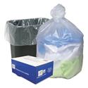 Can Liners, 16 gal, 8 microns, 24" x 33", Natural, 50 Bags/Roll, 4 Rolls/Carton