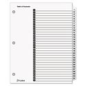 OneStep Printable Table of Contents and Dividers, 31-Tab, 1 to 31, 11 x 8.5, White, White Tabs, 1 Set