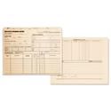 Employee Record Jacket, Straight Tab, Letter Size, Manila, 100/Box