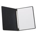 Heavyweight PressGuard and Pressboard Report Cover w/Reinforced Side Hinge, 2-Prong Metal Fastener, 3" Cap, 8.5 x 11, Black