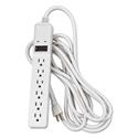 Basic Home/office Surge Protector, 6 Outlets, 15 Ft Cord, 450 Joules, Platinum