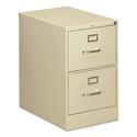 310 Series Vertical File, 2 Legal-Size File Drawers, Putty, 18.25