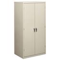 Assembled Storage Cabinet, 36w x 24.25d x 71.75h, Light Gray