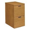 10500 Series Mobile Pedestal File, Left or Right, 2 Legal/Letter-Size File Drawers, Harvest, 15.75" x 22.75" x 28"