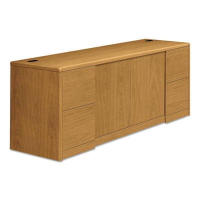 10700 Series Credenza w/Doors, 72w x 24d x 29.5h, Harvest