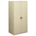 Assembled Storage Cabinet, 36w x 24.25d x 71.75h, Putty