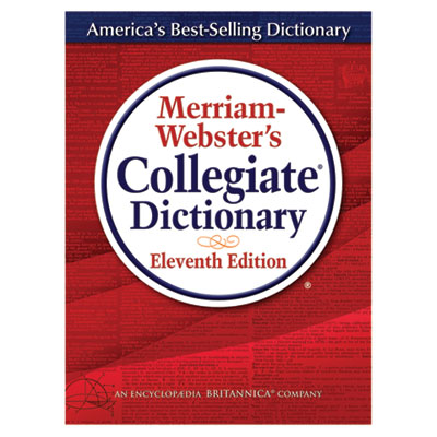 Merriam-Webster’s Collegiate Dictionary, 11th Edition, Hardcover, 1,664 Pages