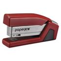 InJoy Spring-Powered Compact Stapler, 20-Sheet Capacity, Red