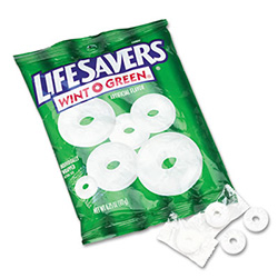 Hard Candy Mints, Wint-O-Green, Individually Wrapped, 6.25 oz Bag