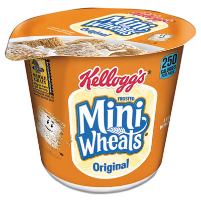 Breakfast Cereal, Frosted Mini Wheats, Single-Serve, 6/Box