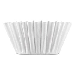 Coffee Filters, 8 to 12 Cup Size, Flat Bottom, 100/Pack