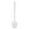 Rubbermaid Commercial Long Handle Toilet Bowl Brush - Polypropylene Bristle - 1.13" Brush Face - 15" Overall Length - Plastic Handle - White - 1 Each