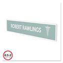 Superior Image Cubicle Nameplate Sign Holder, 8.5 x 2 Insert, Clear
