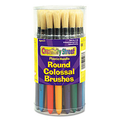 Colossal Brush, Natural Bristle, Round Profile, 30/Set