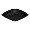 PresentaBowls Pro Black Square Bowls, 24 oz, 8.5 x 8.5 x 1.8, Plastic, 63/Bag, 4 Bags/Carton
