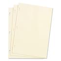 Looseleaf Minute Book Ledger Sheets, 14 X 8.5, Ivory, Loose Sheet 100/box
