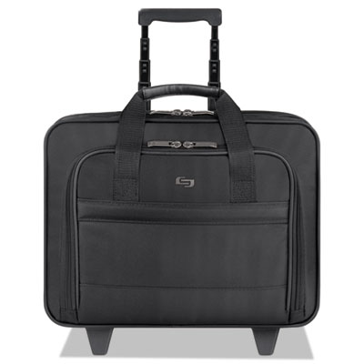 Classic Rolling Case, Fits Devices Up to 15.6", Ballistic Polyester, 15.94 x 5.9 x 12, Black