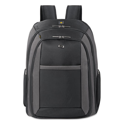 Pro CheckFast Backpack, Fits Devices Up to 16", Ballistic Polyester, 13.75 x 6.5 x 17.75, Black