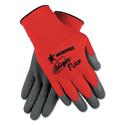 Ninja Flex Latex Coated Palm Gloves N9680L, Large, Red/Gray, Dozen