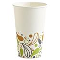 Deerfield Printed Paper Hot Cups, 16 oz, 50/Sleeve, 20 Sleeves/Carton