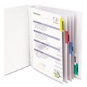 Sheet Protectors with Index Tabs, Assorted Color Tabs, 2", 11 x 8.5, 5/Set