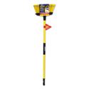 Job Site Super-Duty Multisurface Upright Broom, 16 x 54, Fiberglass Handle, Yellow/Black
