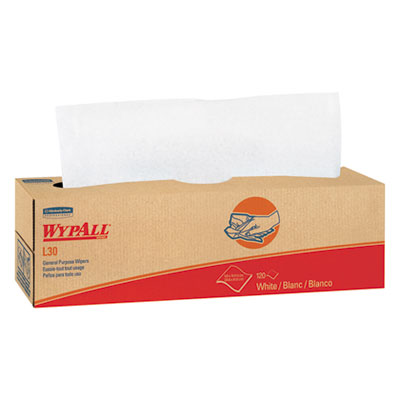 L30 Towels, POP-UP Box, 16.4 x 9.8, White, 100/Box, 8 Boxes/Carton