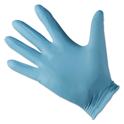 G10 Nitrile Gloves, Powder-Free, Blue, 242 mm Length, Large, 100/Box, 10 Boxes/Carton