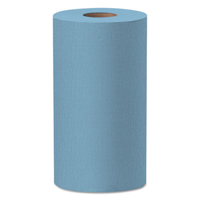 General Clean X60 Cloths, Small Roll, 13.5 x 19.6, Blue, 130/Roll, 6 Rolls/Carton