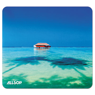 Naturesmart Mouse Pad, 8.5 x 8, Tropical Maldives Design