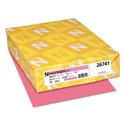 Exact Brights Paper, 20 lb Bond Weight, 8.5 x 11, Bright Pink, 500/Ream