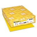 Color Paper, 24 lb Bond Weight, 8.5 x 11, Sunburst Yellow, 500/Ream