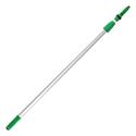 Opti-Loc Extension Pole, 13 ft, Two Sections, Green/Silver