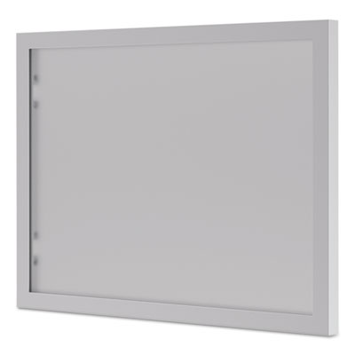 BL Series Hutch Doors, Glass, 13.25w x 17.38h, Silver/Frosted