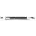 IM Ballpoint Pen, Retractable, Fine 0.5 mm, Black Ink, Black/Chrome Barrel