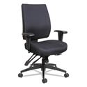 Alera Wrigley Series High Performance Mid-Back Multifunction Task Chair, Supports 275 lb, 17.91" to 21.88" Seat Height, Black