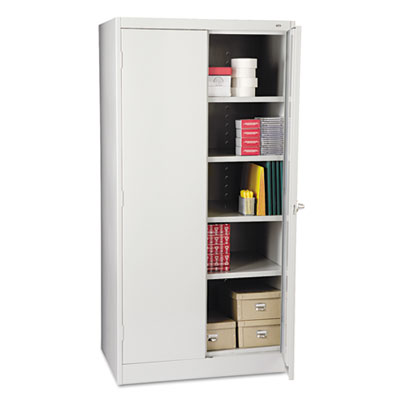 72" High Standard Cabinet (Unassembled), 36w x 24d x 72h, Light Gray