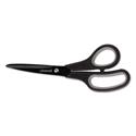 Industrial Carbon Blade Scissors, 8" Long, 3.5" Cut Length, Black/Gray Straight Handle
