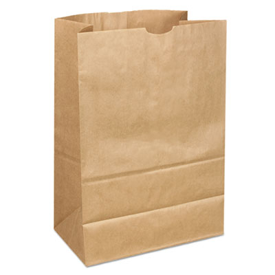 Grocery Paper Bags, #1/6 BBL Size, 12" x 7" x 17", Natural, 400/Bundle