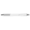 InkJoy 700 RT Ballpoint Pen, Retractable, Medium 1 mm, Black Ink, White/Gray Barrel, Dozen