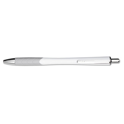 InkJoy 700 RT Ballpoint Pen, Retractable, Medium 1 mm, Blue Ink, White/Gray Barrel, Dozen