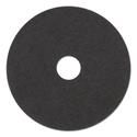 Low-Speed Stripper Floor Pad 7200, 17" Diameter, Black, 5/Carton