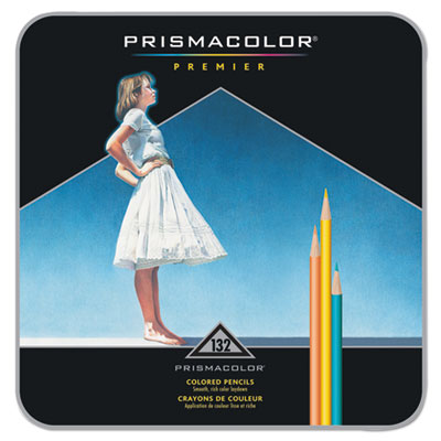 Premier Colored Pencil, 0.7 mm, 2B, Assorted Lead and Barrel Colors, 132/Pack